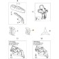 KIT ETICHETTE OM SERIE BC540 ORIGINALE EMAK 61530187