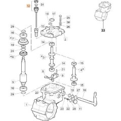 TAPPO DI LIVELLO OLIO ORIGINALE EMAK F1430145 | Newgardenstore.eu
