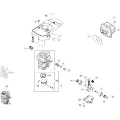 VERSCHLUSS FÜR ZYLINDER. ORIGINAL EMAK 50330016R | Newgardenstore.eu