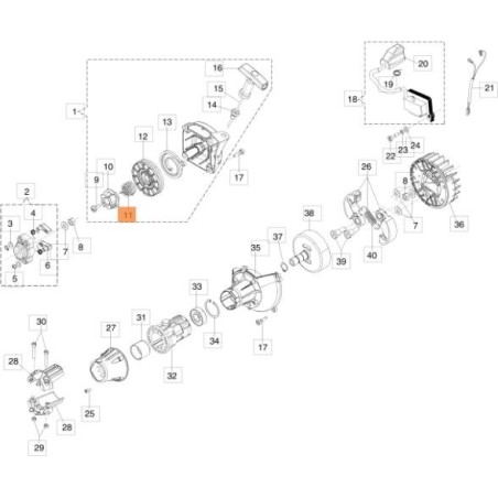 RESSORT EMAK ORIGINAL 61350203BR | Newgardenstore.eu