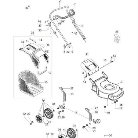 COPERCHIO ORIGINALE EMAK 66070523R | Newgardenstore.eu