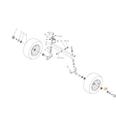 CUSCIN.A SFERE 20X37X06 61904 ORIGINALE EMAK TS000204R | Newgardenstore.eu