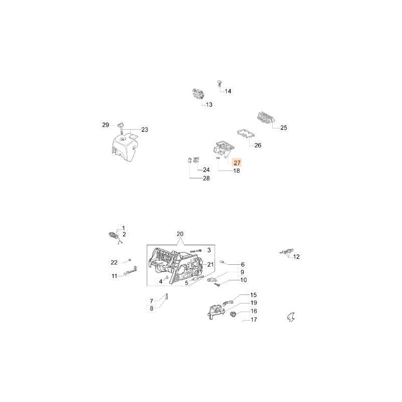 SOPORTE DE FILTRO ORIGINAL EMAK 50110004