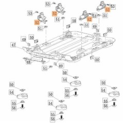 SUPPORTO ANTIVIBRANTE ORIGINALE EMAK L66152557 | Newgardenstore.eu