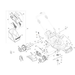 WHEEL LIFT LEVER FOR HIGH WHEELS LR 48/53 56V ORIGINAL EMAK 54350083R | Newgardenstore.eu