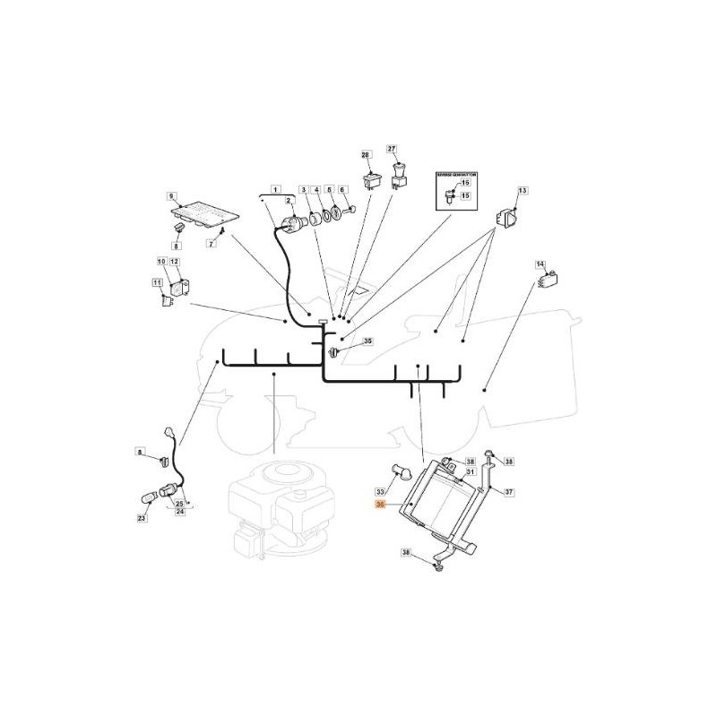 STAFFA ORIGINALE EMAK G327772099E1