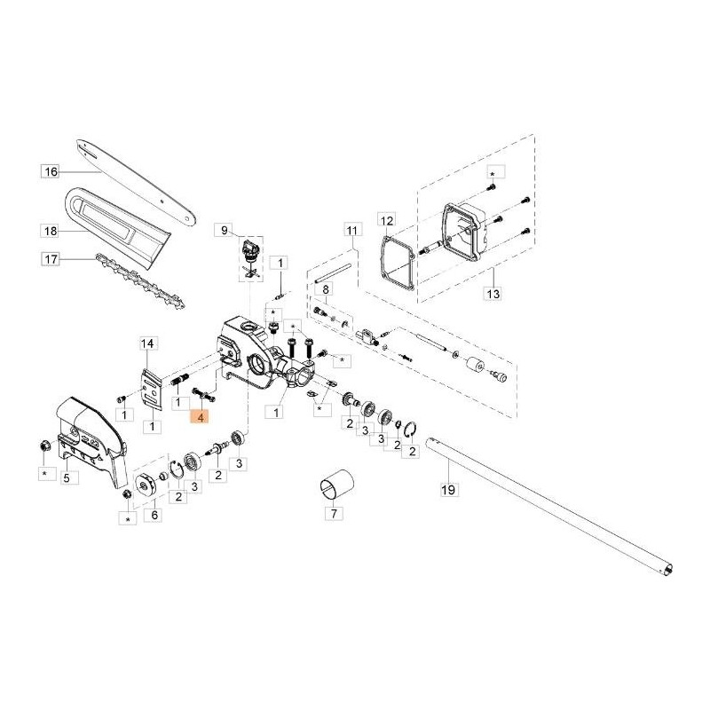 ASSIEME TENDICATENA ORIGINALE EMAK MI000004R