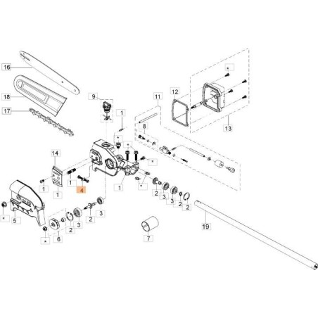 ASSIEME TENDICATENA ORIGINALE EMAK MI000004R | Newgardenstore.eu