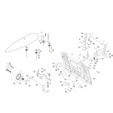 ENTRETOISE ORIGINALE EMAK AK514216 | Newgardenstore.eu