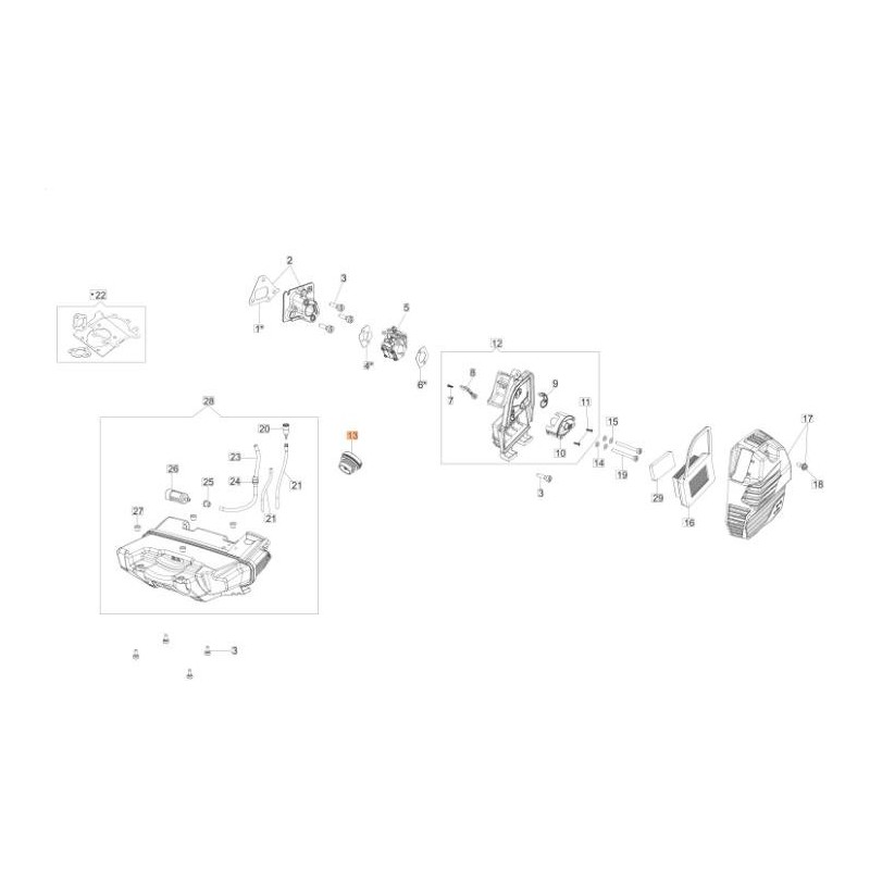 MIX CAP D.32 COMPLET GR-ARS ORIGINAL EMAK 50340265AR