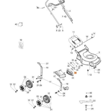 ORIGINAL SPRING EMAK 66070493R | Newgardenstore.eu