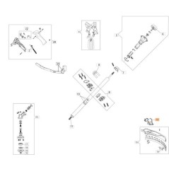 SOPORTE D.32 PARA FIJACIÓN DE PROTECCIÓN DE CABEZAL EMAK ORIGINAL BF000127R