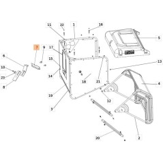SUPPORT D'ORIGINE EMAK SGS532013402203R | Newgardenstore.eu