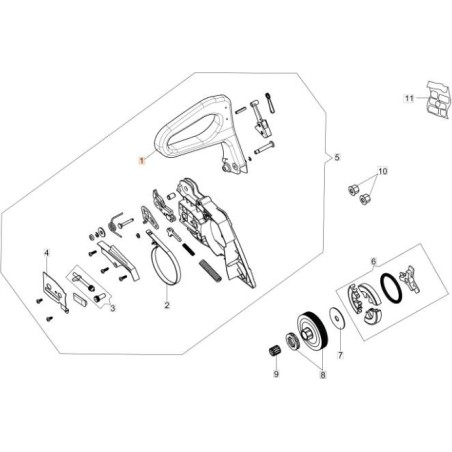 PROTEZIONE ORIGINALE EMAK 50310017AR | Newgardenstore.eu