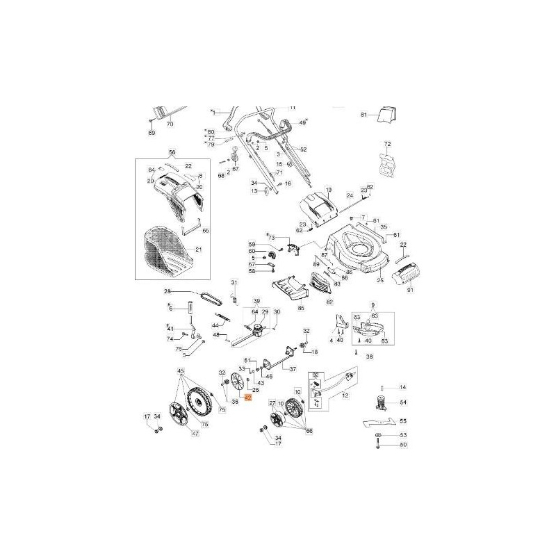 TAPA DE RUEDA ORIGINAL EMAK 66070469R