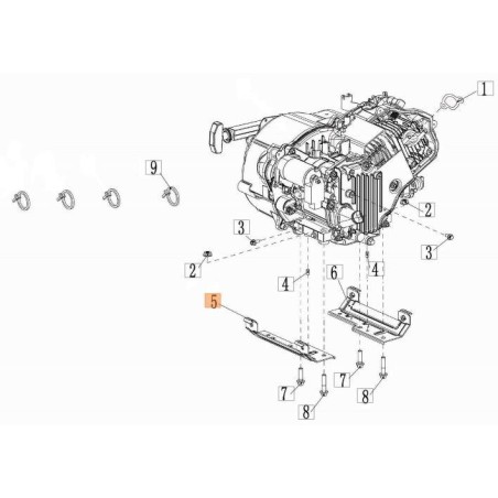 SUPPORT MOTEUR D'ORIGINE EMAK L66152713 | Newgardenstore.eu