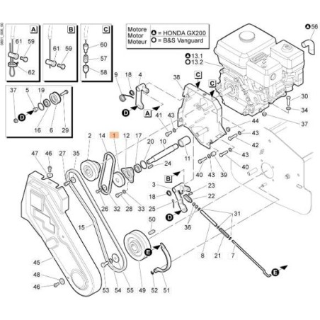 ORIGINAL-RIEMENSCHEIBE EMAK F1520232 | Newgardenstore.eu