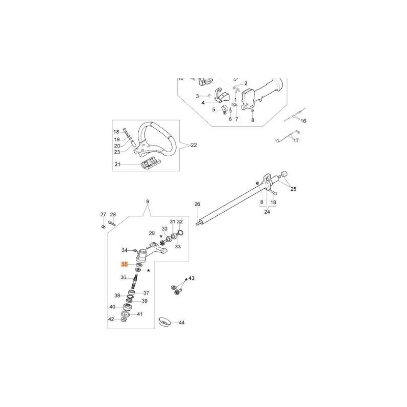 BALL BEARING 06X19X06 626 ORIGINAL EMAK 3035045R