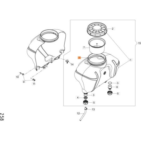 TUBO EMAK ORIGINAL CFI2108201 | Newgardenstore.eu