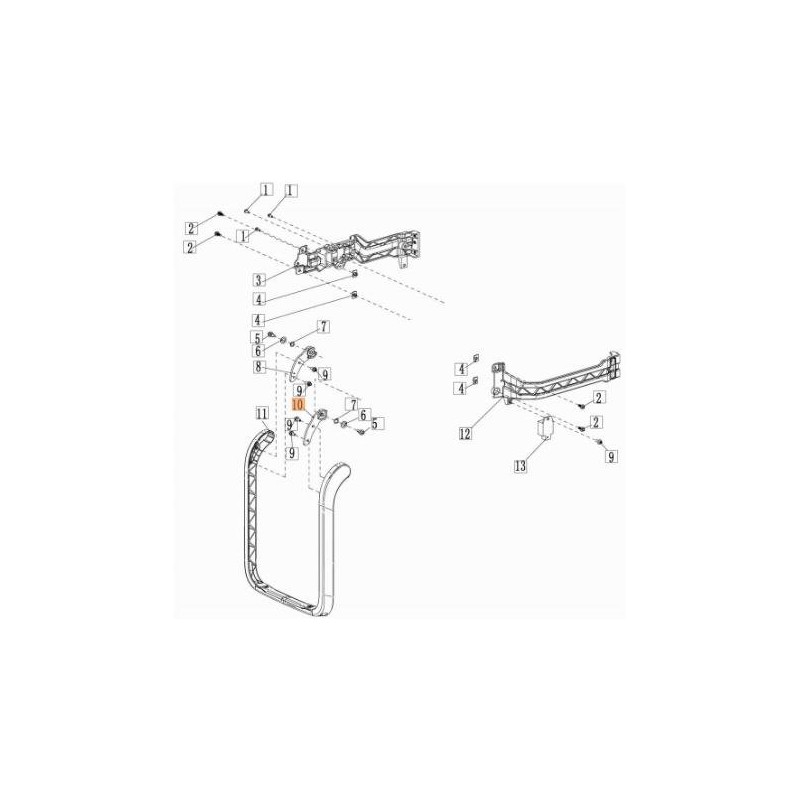 SOPORTE DE PALANCA EMAK ORIGINAL L66152681