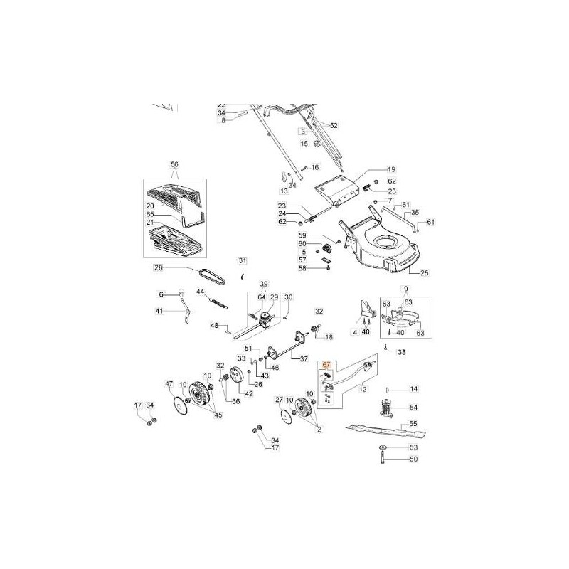 KIT DE SUPPORT EMAK ORIGINAL 66070744