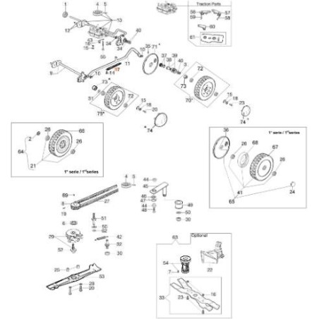 RESORTE EMAK ORIGINAL 8203375R | Newgardenstore.eu