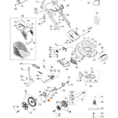 KIT DE TAPAS DE RUEDA ORIGINAL EMAK 66070756 | Newgardenstore.eu