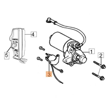 MAGNETVENTIL (FÜR ANLASSER) ORIGINAL EMAK L66150615 | Newgardenstore.eu