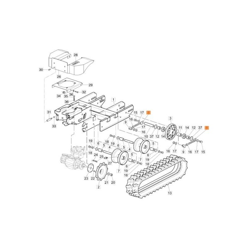 ORIGINAL EMAK ADJUSTMENT SCREW 68720093R