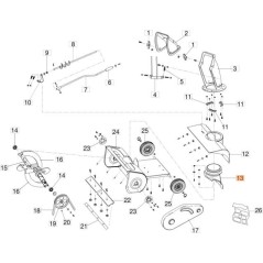 SUPPORT DE TUBE EMAK ORIGINAL ZM000278 | Newgardenstore.eu