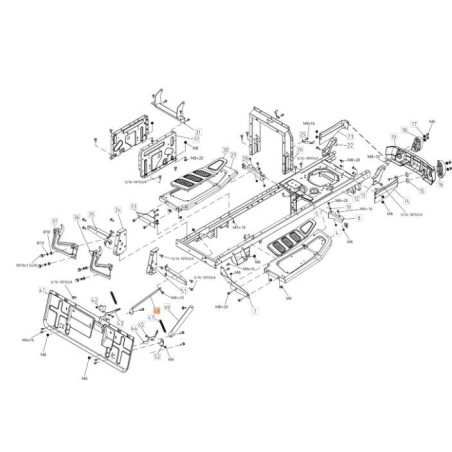 SUPPORT GAUCHE ORIGINAL EMAK TS000194R | Newgardenstore.eu