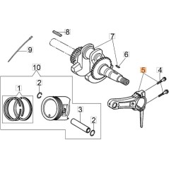 Pleuelstange komplett Original EMAK L66150629