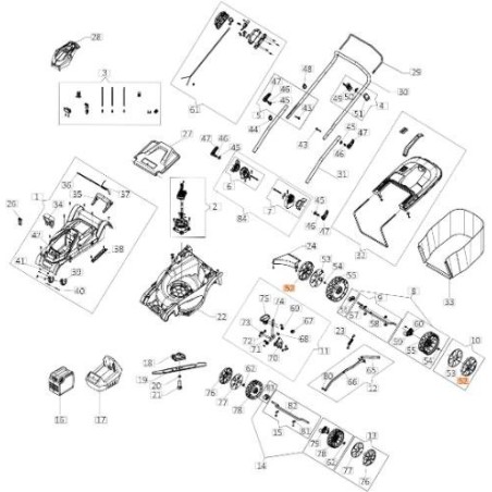 TAPA DE RUEDA ORIGINAL EMAK LR000073R | Newgardenstore.eu