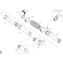 ABRAZADERA ORIGINAL EMAK CFI6905501 | Newgardenstore.eu