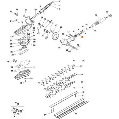 ROULEMENT EMAK ORIGINAL 3034023AR | Newgardenstore.eu