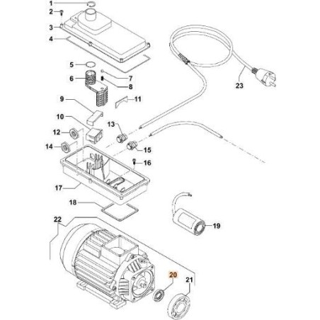 ANELLO DI TENUTA ORIGINALE EMAK CH00190034 | Newgardenstore.eu