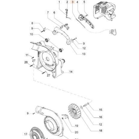 CAVO ACCELERATORE ORIGINALE EMAK 56560051R | Newgardenstore.eu