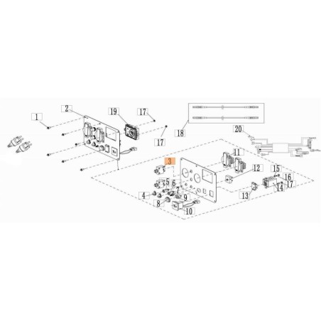 PROTEZIONE ELETTRICA ORIGINALE EMAK L66152655 | Newgardenstore.eu