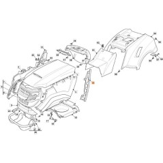 SUPPORT DE TABLEAU DE BORD GAUCHE EMAK D'ORIGINE G325599013E0
