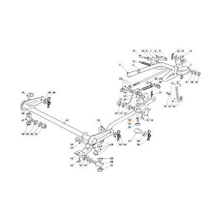 TIRANTE ORIGINALE EMAK G125510070E1 | Newgardenstore.eu