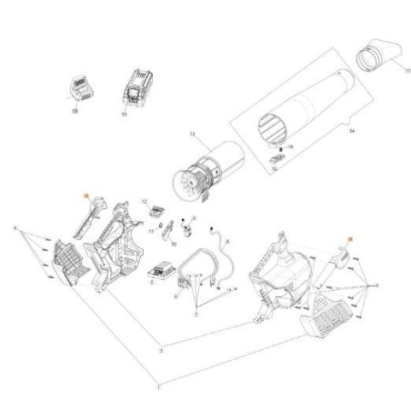 KIT IMPUGNATURA GR 2011 ORIGINALE EMAK 54360051R | Newgardenstore.eu