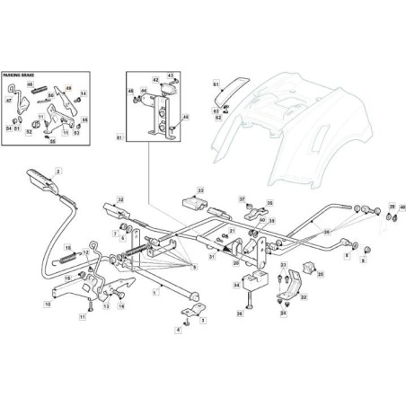 GANCIO ORIGINALE EMAK G325253007E1 | Newgardenstore.eu