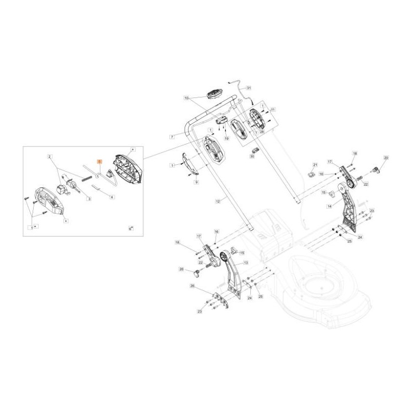 SWITCH C/CABLAGGIO ACCENSIONE ORIGINALE EMAK 54350077R