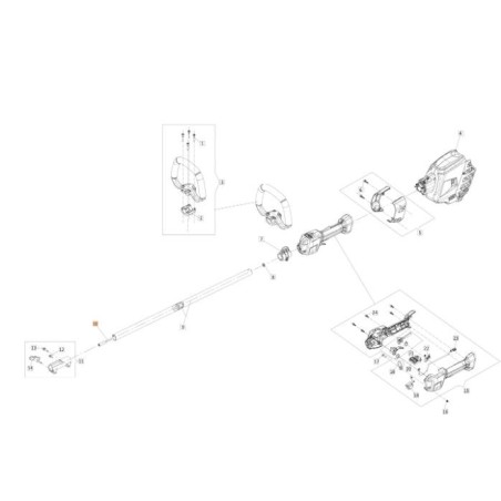 ALB. TRASM. D.7X773,5 X POWER UNIT ORIGINALE EMAK 54320003R | Newgardenstore.eu