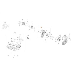 KIT DE SUPPORT DE FILTRE À AIR COMPLET EMAK ORIGINAL 61530182 | Newgardenstore.eu