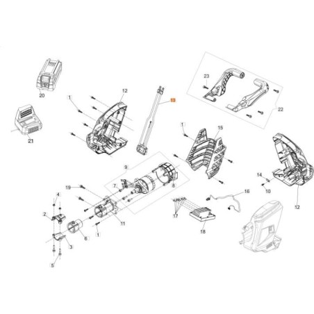 BATTERIESTECKER MIT ORIGINALVERKABELUNG EMAK 54312022R | Newgardenstore.eu