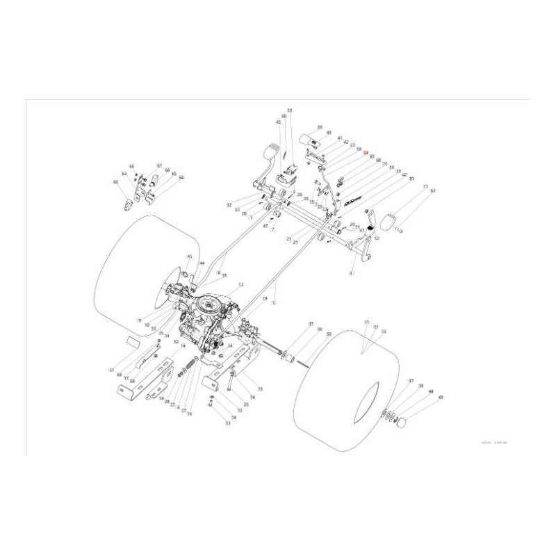 TIGE DE FREIN D'ORIGINE EMAK SGN532151846R