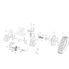 SUPPORT DE RESSORT DE VOIE SUPÉRIEUR AVEC RENFORT GR MET 2011 ORIGINAL EMAK 69200168R