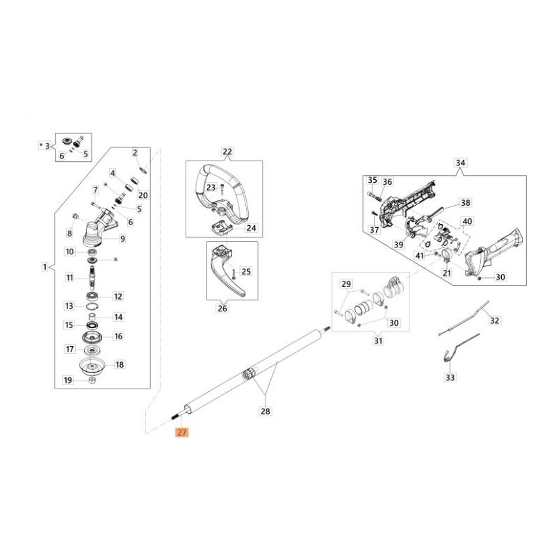 Câble de transmission ALB. D.8 x 1556 (Fraiser) d'origine EMAK 61530153R