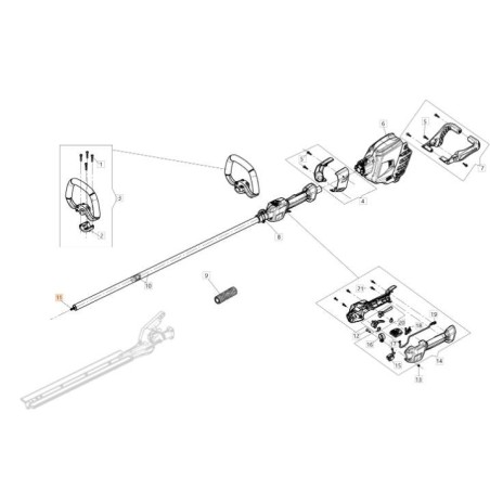 ALB. TRASM. D.7X1457 CAVO ORIGINALE EMAK 54310056R | Newgardenstore.eu